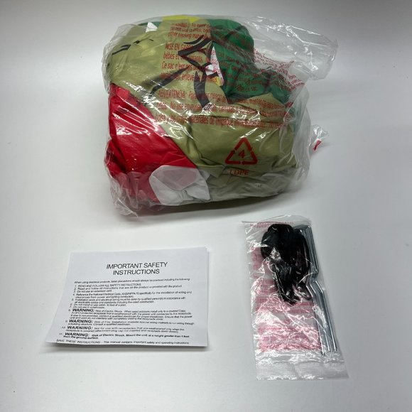 Gemmy Airblown Inflatable Star Wars Yoda Candy Cane LED Light Up 3.2 Feet Tall - Picture 7 of 7